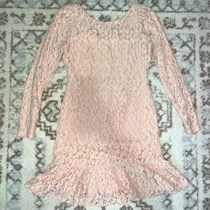 Body con Calvin Klein dress in a dusty pink color